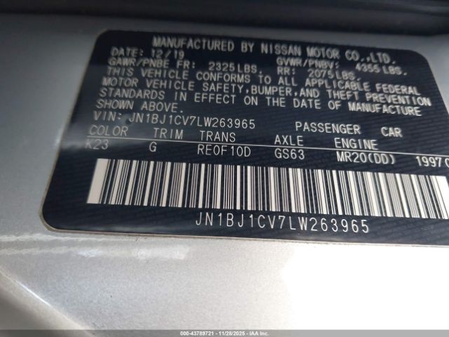 2020 NISSAN ROGUE SPORT JN1BJ1CV7LW263965 Photo 8