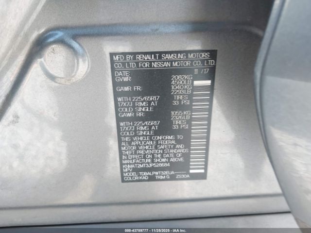 2018 NISSAN ROGUE KNMAT2MT3JP528684 Photo 8