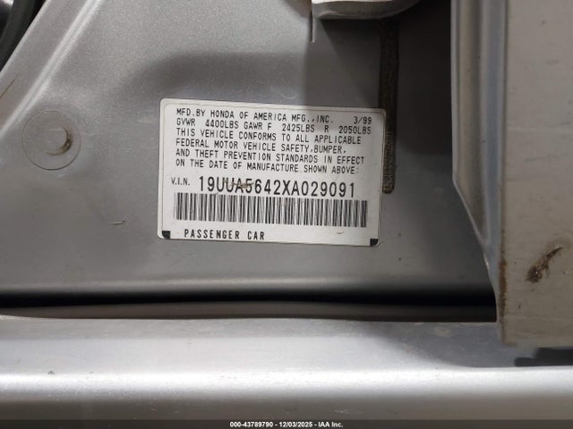 1999 ACURA TL 19UUA5642XA029091 Photo 8