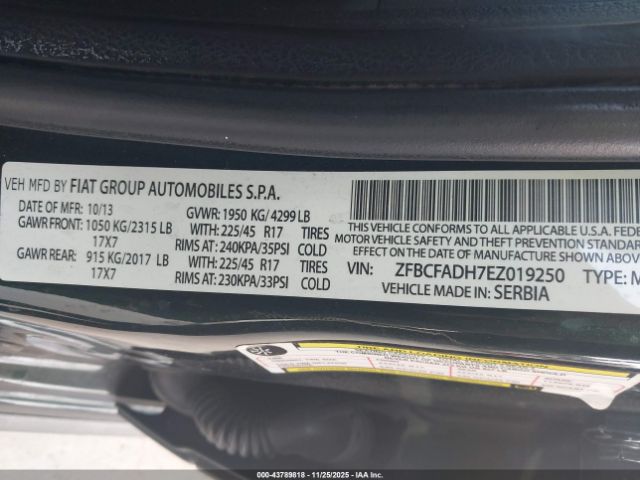 2014 FIAT 500L ZFBCFADH7EZ019250 Photo 8