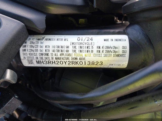 MH3RH20Y2RK013823 Yamaha Mt-03
