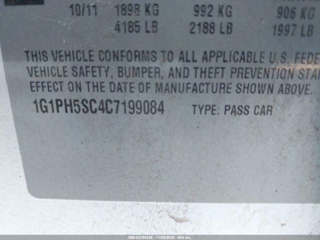 2012 CHEVROLET CRUZE 1G1PH5SC4C7199084 Photo 8