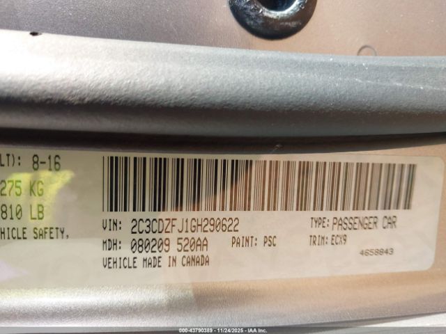 2016 DODGE CHALLENGER 2C3CDZFJ1GH290622 Photo 8