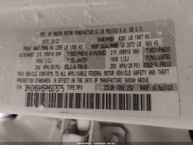 2023 MAZDA CX-30 3MVDMBAM5PM587675 Photo 8