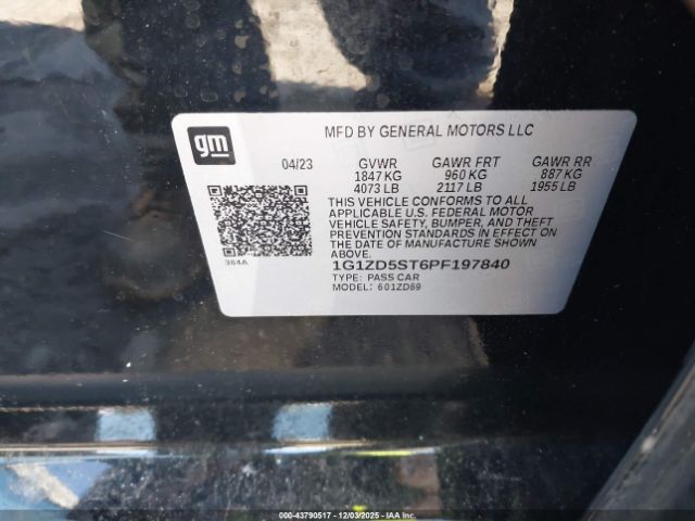 2023 CHEVROLET MALIBU 1G1ZD5ST6PF197840 Photo 8