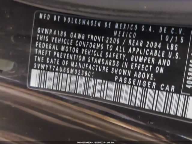 2016 VOLKSWAGEN GOLF GTI 3VWYT7AU6GM023601 Photo 8