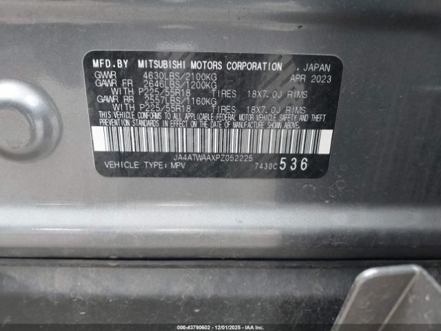 2023 MITSUBISHI ECLIPSE CROSS JA4ATWAAXPZ052225 Photo 8