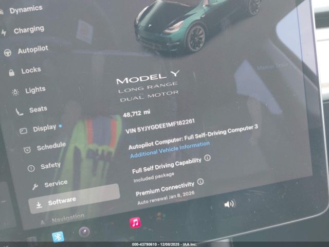 2021 TESLA MODEL Y 5YJYGDEE1MF182261 Photo 6