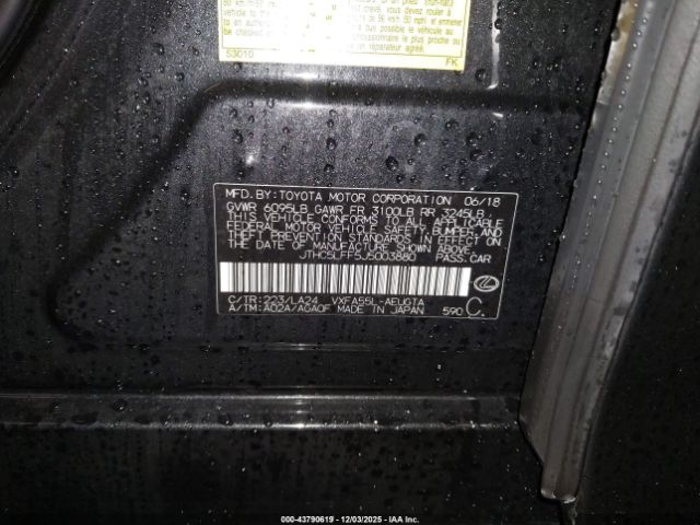 2018 LEXUS LS 500 JTHC5LFF5J5003880 Photo 8