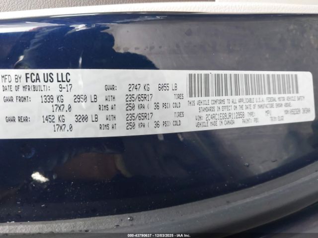 2018 CHRYSLER PACIFICA 2C4RC1EG9JR112958 Photo 8