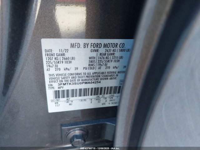 2023 FORD MUSTANG MACH-E 3FMTK3SU0PMA04254 Photo 8