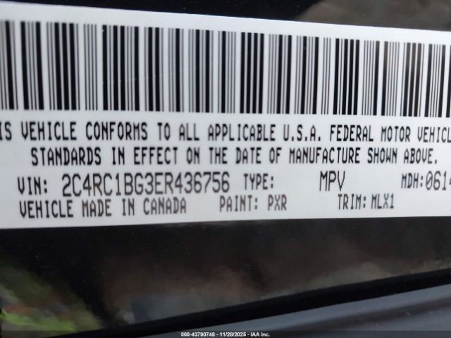 2014 CHRYSLER TOWN & COUNTRY 2C4RC1BG3ER436756 Photo 8