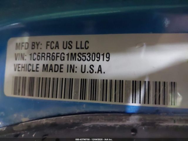 2021 RAM 1500 CLASSIC 1C6RR6FG1MS530919 Photo 8