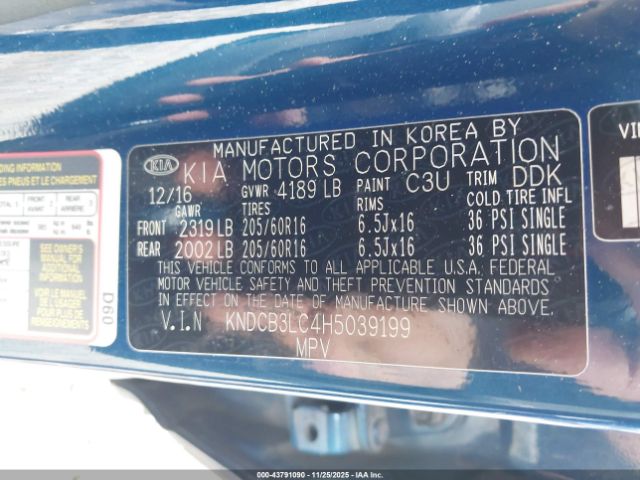 2017 KIA NIRO KNDCB3LC4H5039199 Photo 8