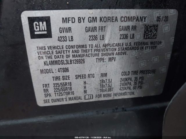 2020 BUICK ENCORE GX KL4MMDSL3LB126926 Photo 8