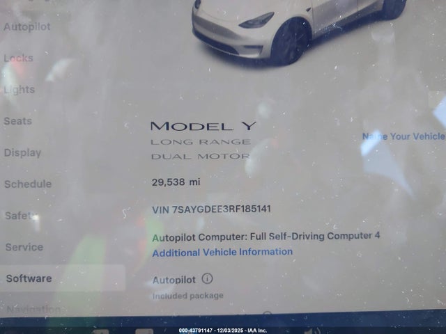 2024 TESLA MODEL Y 7SAYGDEE3RF185141 Photo 6
