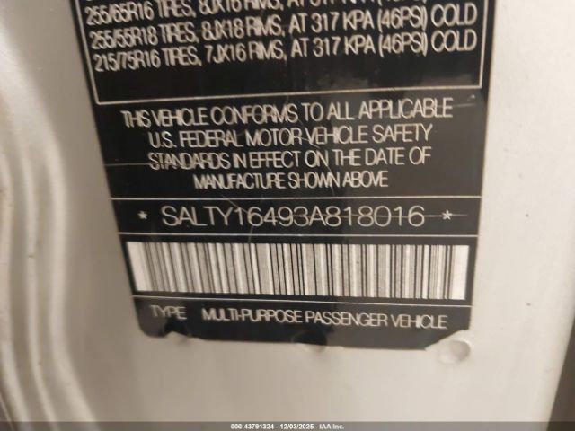 2003 LAND ROVER DISCOVERY SALTY16493A818016 Photo 8