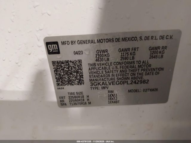 2023 GMC TERRAIN 3GKALVEG0PL242982 Photo 8