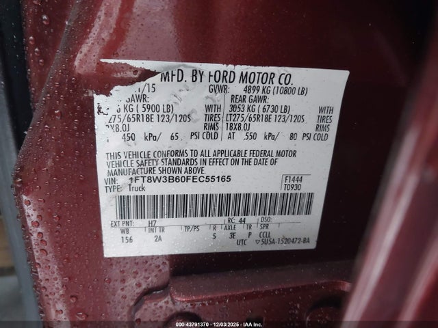 2015 FORD F-350 1FT8W3B60FEC55165 Photo 8