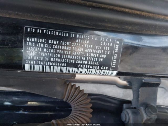 2015 VOLKSWAGEN BEETLE 3VWF17AT9FM654409 Photo 8