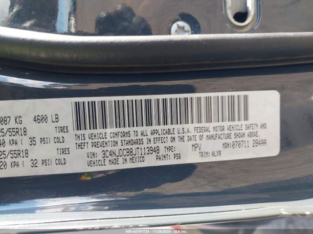 2018 JEEP COMPASS 3C4NJDCB8JT113948 Photo 8