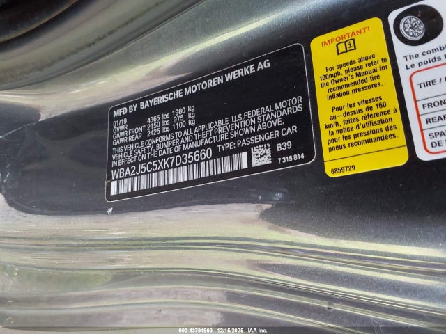 2019 BMW M240I WBA2J5C5XK7D35660 Photo 8