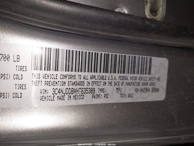 2017 JEEP NEW COMPASS 3C4NJDDBXHT635389 Photo 8