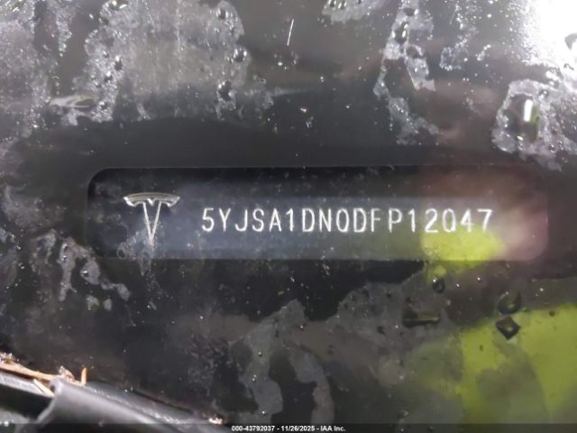 2013 TESLA MODEL S 5YJSA1DN0DFP12047 Photo 8