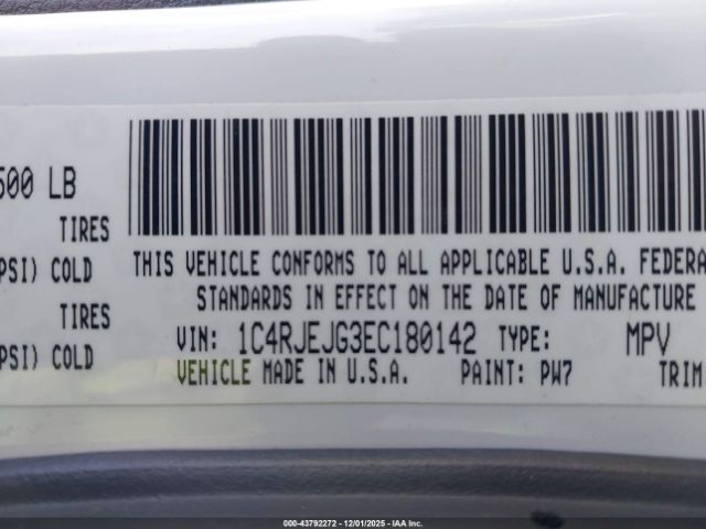 2014 JEEP GRAND CHEROKEE 1C4RJEJG3EC180142 Photo 8