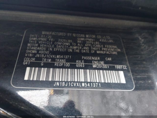 2020 NISSAN ROGUE SPORT JN1BJ1CVXLW541371 Photo 8