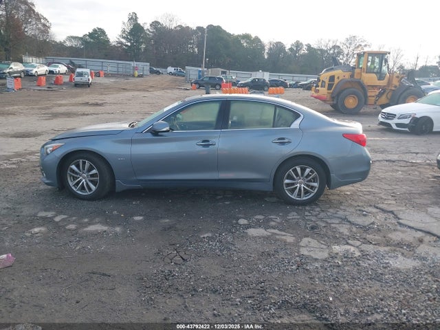 2017 Infiniti Q50 3.0t Premium მანქანა იყიდება აუქციონზე, vin: JN1EV7AR3HM830105, აუქციონის ნომერი: 43792422