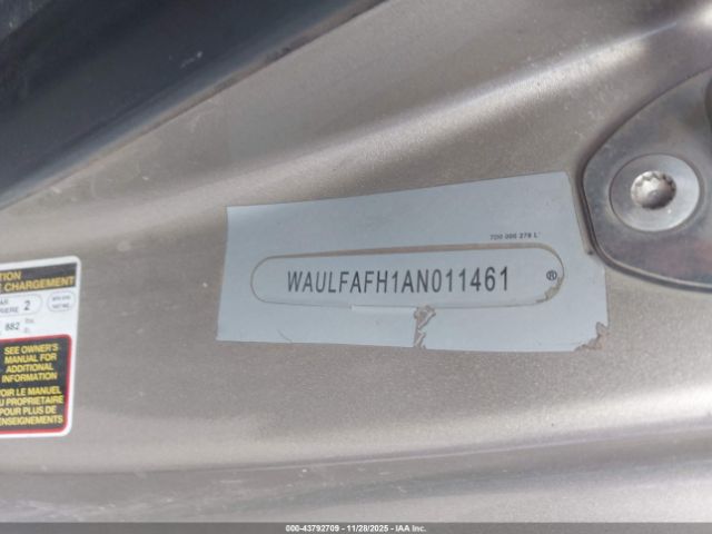 2010 AUDI A5 WAULFAFH1AN011461 Photo 8