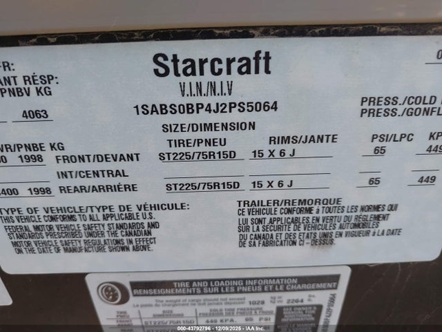 Starcraft 26rls 2018 1SABS0BP4J2PS5064 Image 9
