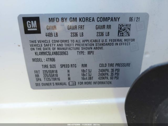 2022 BUICK ENCORE GX KL4MMCSL4NB030963 Photo 8