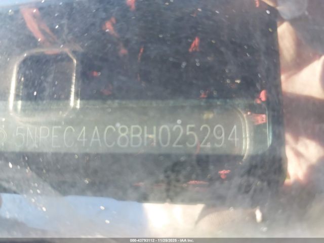 2011 HYUNDAI SONATA 5NPEC4AC8BH025294 Photo 8