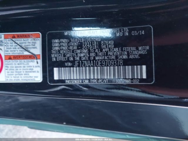 2014 SCION FR-S JF1ZNAA10E9709378 Photo 8