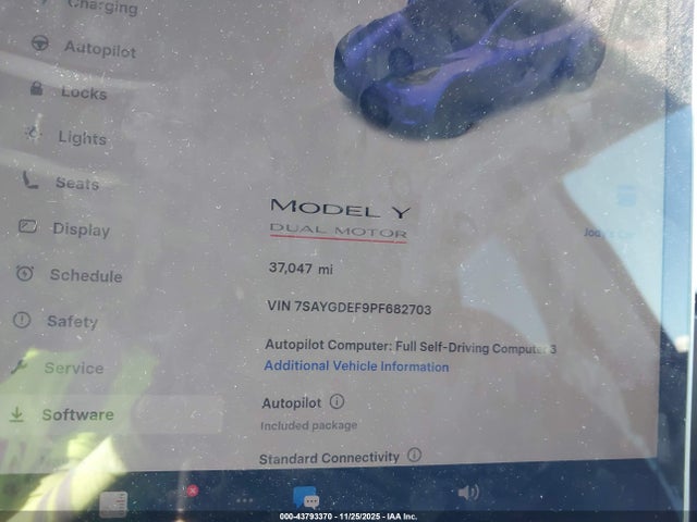 2023 TESLA MODEL Y 7SAYGDEF9PF682703 Photo 6