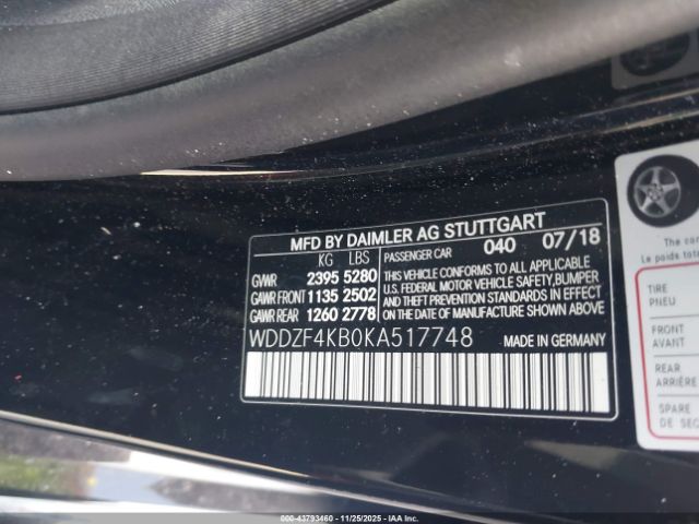 2019 MERCEDES-BENZ E 300 WDDZF4KB0KA517748 Photo 8