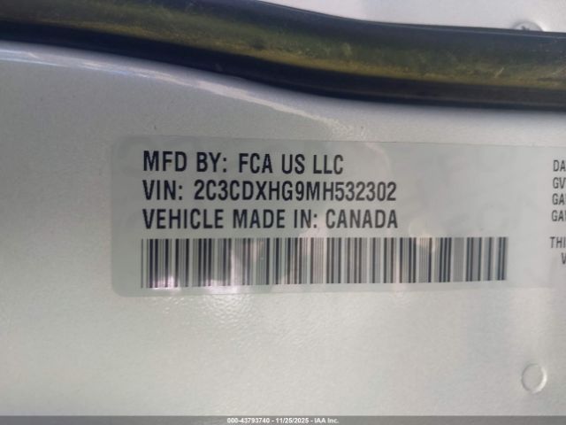 2021 DODGE CHARGER 2C3CDXHG9MH532302 Photo 8