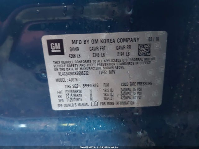 Buick Encore Fwd Preferred 2019 KL4CJASBXKB886232 Image 9