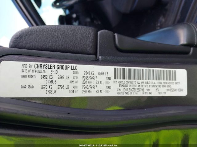 2014 JEEP GRAND CHEROKEE 1C4RJEAG7EC290708 Photo 8