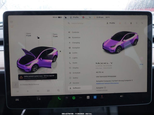 2023 TESLA MODEL Y 7SAYGDEE7PF684988 Photo 6