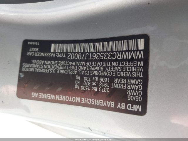 2006 MINI COOPER WMWRC33536TJ79002 Photo 8