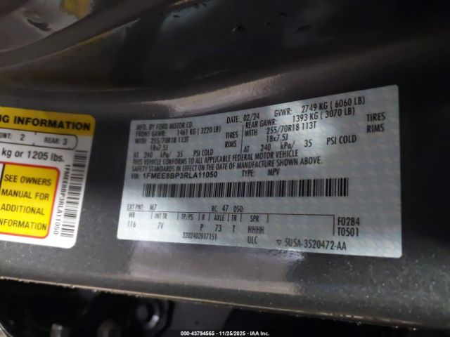 2024 FORD BRONCO 1FMEE8BP3RLA11050 Photo 8