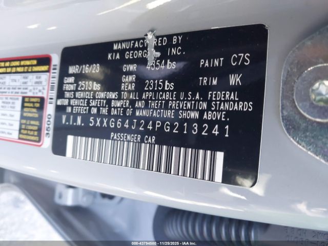 2023 KIA K5 5XXG64J24PG213241 Photo 8
