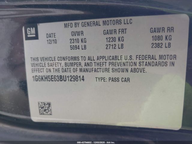 2011 CADILLAC DTS 1G6KH5E63BU129814 Photo 8