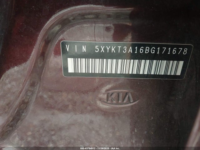 Продаж на аукціоні авто 2011 Kia Sorento Lx, vin: 5XYKT3A16BG171678, номер лоту: 43794912