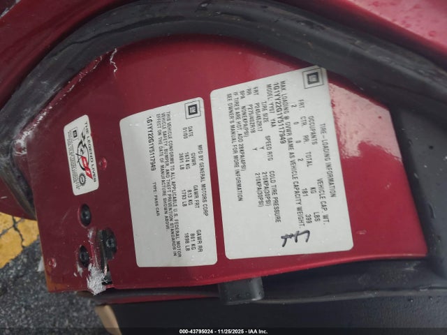 2000 CHEVROLET CORVETTE 1G1YY22G1Y5117949 Photo 8