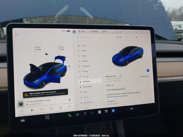 2021 TESLA MODEL 3 5YJ3E1EB5MF028236 Photo 6