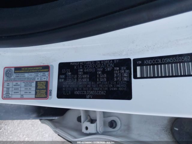 2022 KIA NIRO PLUG-IN HYBRID KNDCC3LD5N5523562 Photo 8